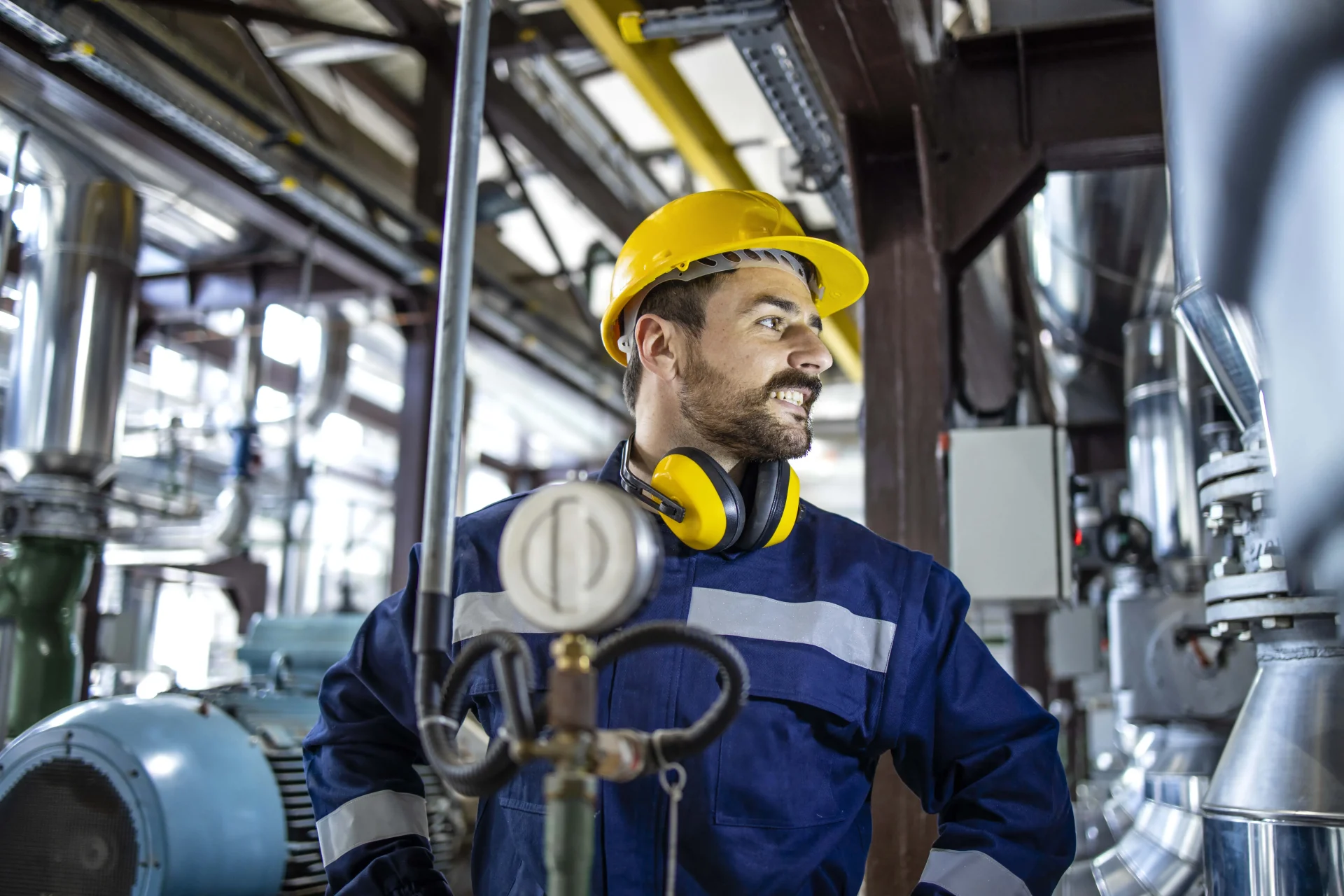 Archey professional werkend in de petrochemische sector